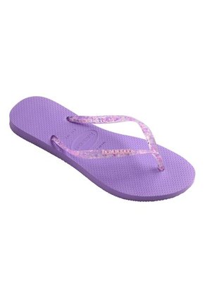 Sandalias Morado Havaianas Slim Logo Metallic