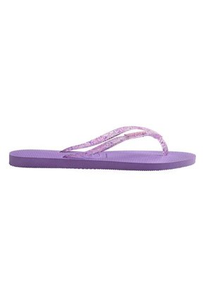 Sandalias Morado Havaianas Slim Logo Metallic
