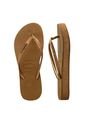 Sandalias Dorado Havaianas Slim Flatform Sparkle de Havaianas
