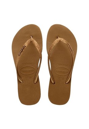 Sandalias Dorado Havaianas Slim Flatform Sparkle