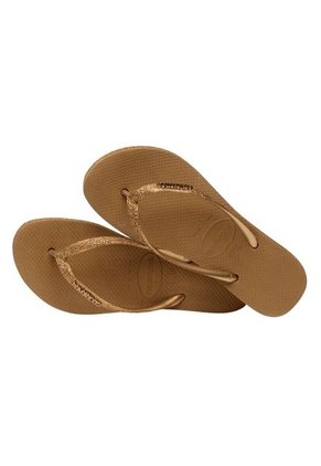 Sandalias Dorado Havaianas Slim Flatform Sparkle