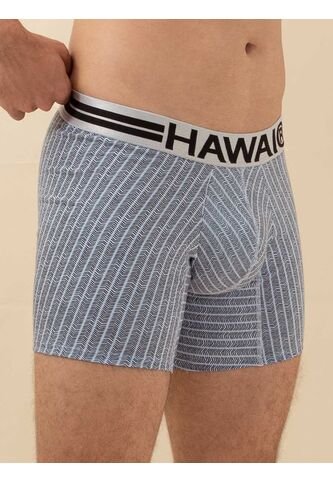 Bóxer Medio Hawai Azul Claro Hawai