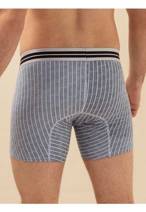 Bóxer Medio Hawai Azul Claro