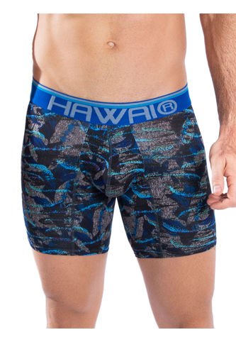 Bóxer Medio Hawai Azul Hawai