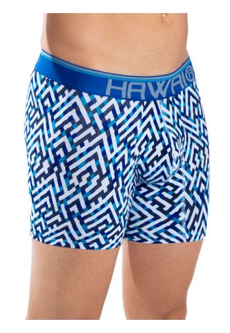 Bóxer Medio Hawai Azul Rey Hawai
