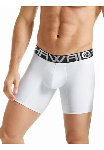 Bóxer Clásico Hawai Blanco Hawai