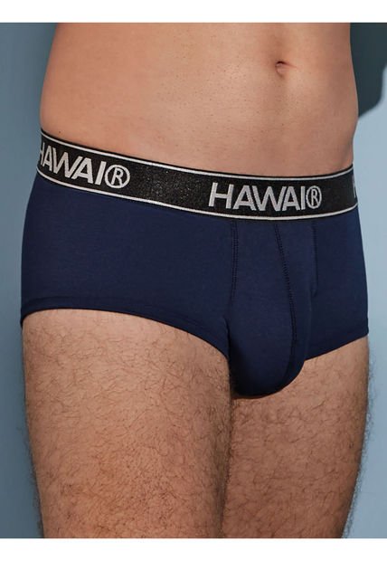 Bóxer Brief Hawai Azul Oscuro
