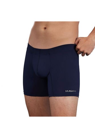 Bóxer Medio Hawai Azul Oscuro Hawai
