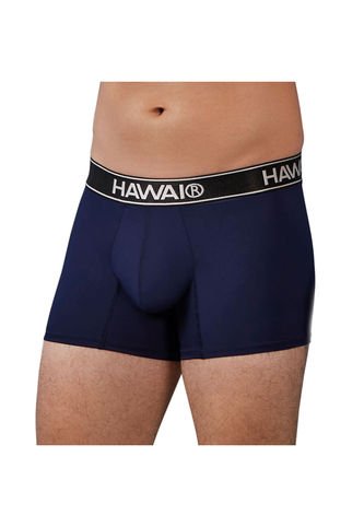 Bóxer Corto Hawai Azul Oscuro Hawai