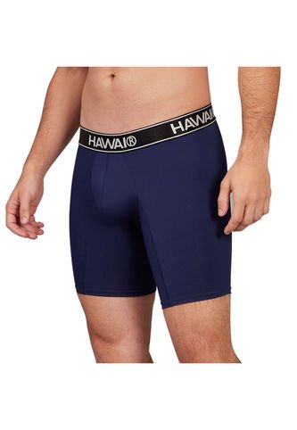 Bóxer Largo Hawai Azul Oscuro Hawai
