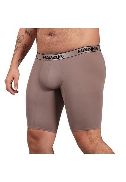 Bóxer Largo Hawai Marrón Claro