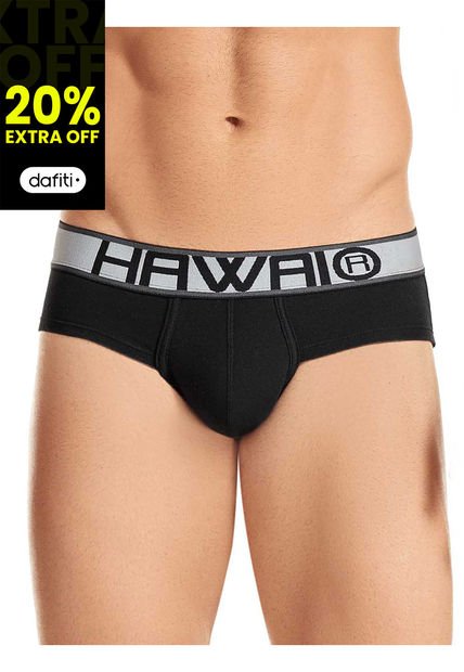 Bóxer Hip Brief Hawai Negro