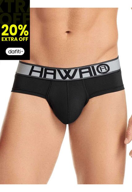 Bóxer Hip Brief Hawai Negro