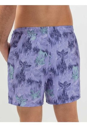 Pantaloneta De Baño Corta Hawai Azul