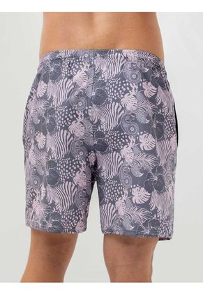 Pantaloneta De Baño Media Hawai Gris