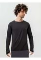 Camiseta Deportiva Manga Larga Hawai Negro de Hawai-Haby