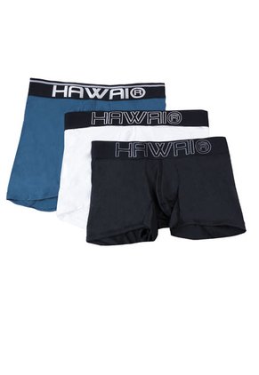 Bóxer Corto Microfibra Hawai Paq. X3