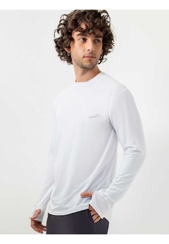Camiseta Deportiva Manga Larga Hawai Blanco Hawai-Haby