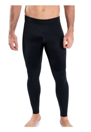 Lycra Larga Deportiva Hombre Hawai Negro