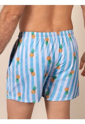 Pantaloneta De Baño Corta Hawai Azul