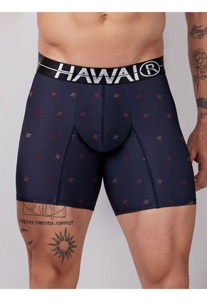 Bóxer Medio Hawai Azul