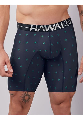 Bóxer Largo Hawai Azul Oscuro Hawai-Haby