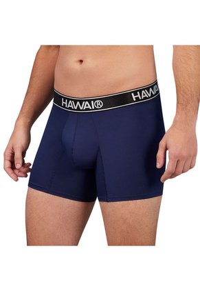 Bóxer Medio Hawai Azul Oscuro