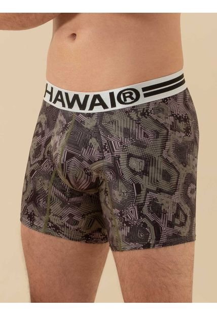 Bóxer Medio Hawai Negro