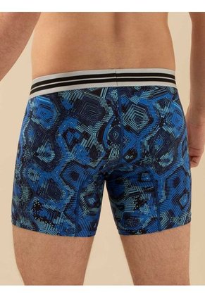 Bóxer Medio Hawai Azul