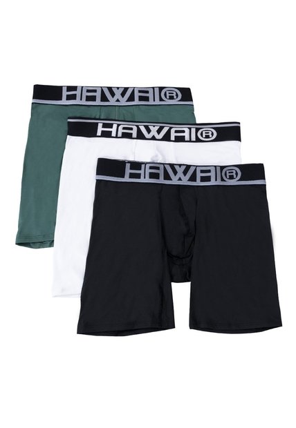 Bóxer Largo Microfibra Hawai Paq. X3