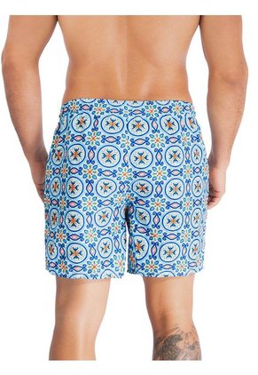 Pantaloneta Verano Hawai Azul