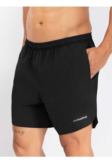 Pantaloneta Deportiva Corta Hawai Negro