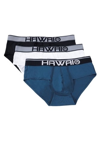 Bóxer Hip Brief En Microfibra Hawai Paq. X3 Hawai-Haby