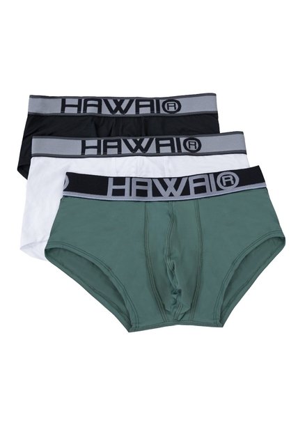 Bóxer Brief En Microfibra Hawai Paq. X3