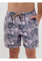 Pantaloneta De Baño Media Hawai Gris de Hawai-Haby