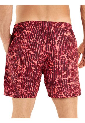 Pantaloneta De Baño Corta Hawai Rojo