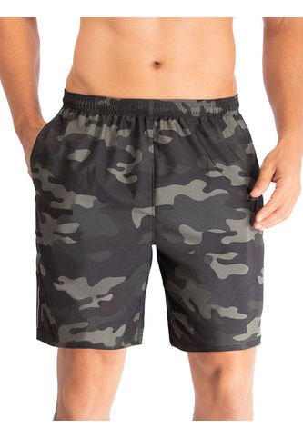 Pantaloneta Deportiva Corta Hawai Verde Militar Hawai-Haby