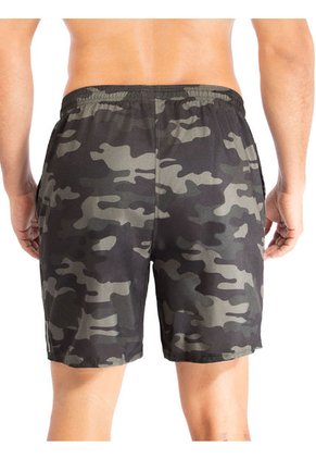 Pantaloneta Deportiva Corta Hawai Verde Militar