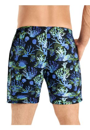 Pantaloneta De Baño Corta Hawai Azul