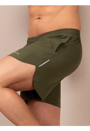 Pantaloneta Deportiva Corta Hawai Verde Militar