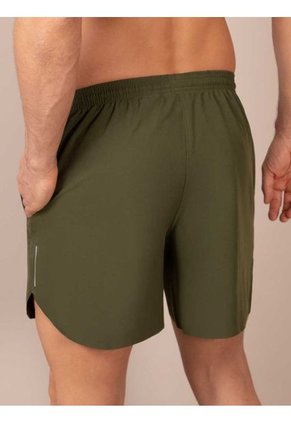 Pantaloneta Deportiva Corta Hawai Verde Militar