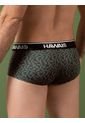 Bóxer Brief Estampado Para Hombre Verde Militar de Hawai-Haby
