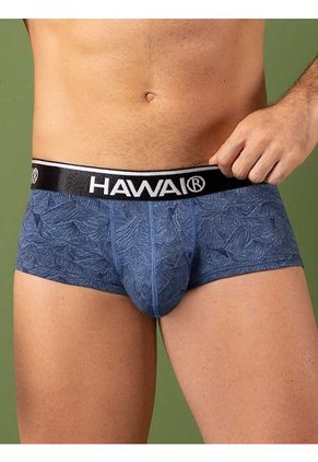 Bóxer Brief Estampado Para Hombre Azul