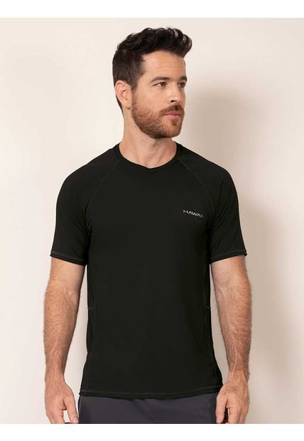 Camiseta Deportiva Hawai Negro