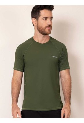 Camiseta Deportiva Hawai Verde Militar
