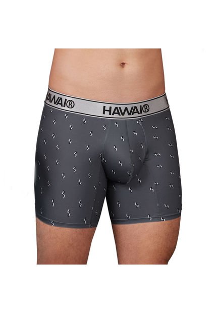 Bóxer Medio Hawai Gris