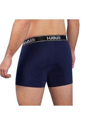 Bóxer Medio Hawai Azul Oscuro