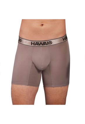 Bóxer Medio Hawai Marrón Claro