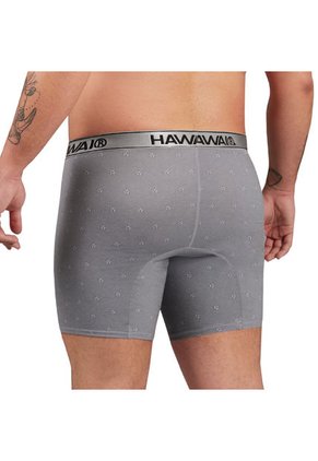 Bóxer Medio Hawai Gris