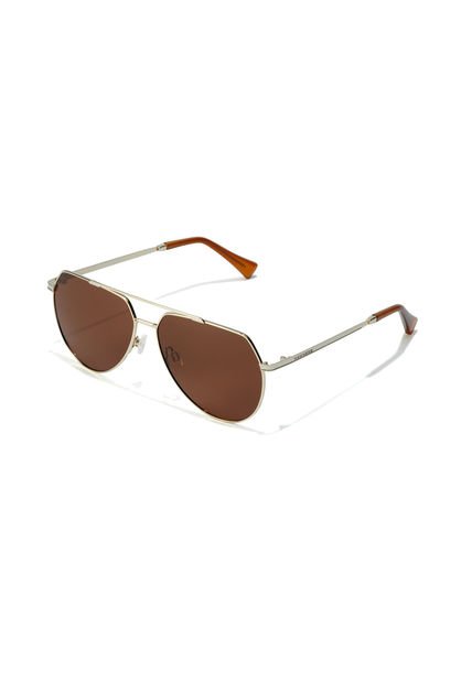 Gafas De Sol Polarizadas Hawkers Hombre Y Mujer SHADOW. Dorado/Marron